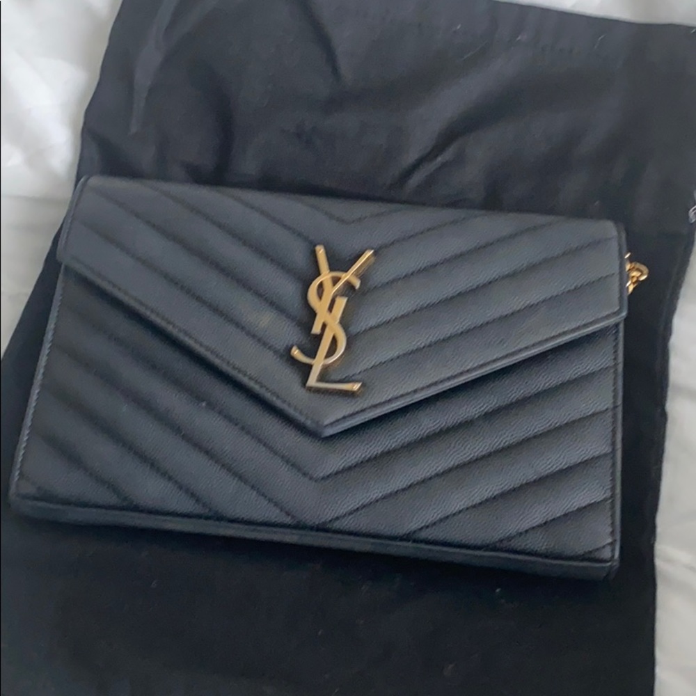 YSL WALLET ON CHAIN - Picture 3 of 10